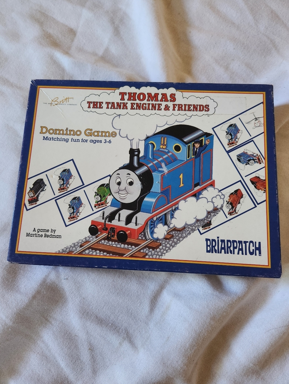 Thomas the Tank Engine Domino Game Briarpatch Complete Kids Game